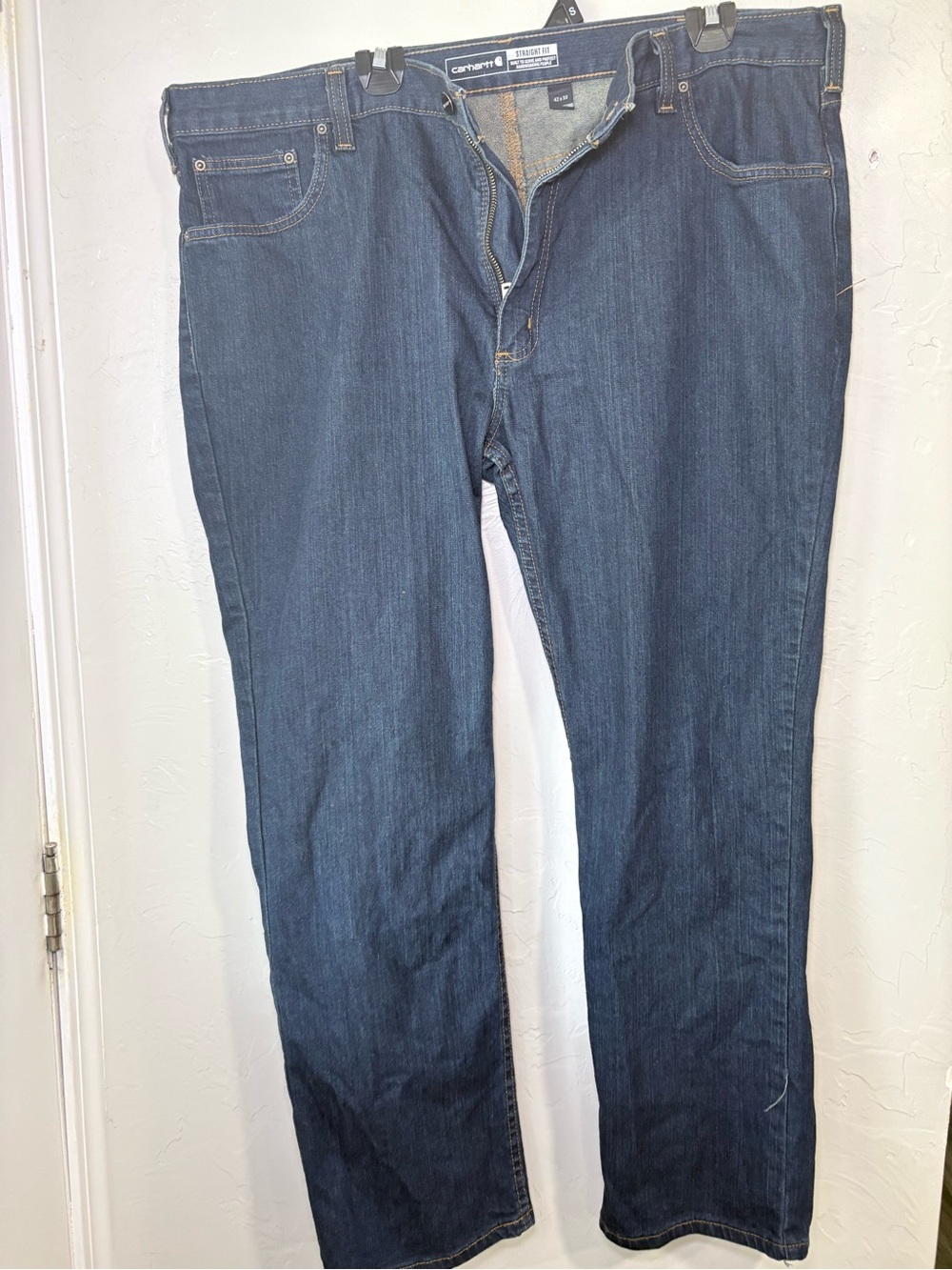 Carhartt Men's Straight Leg Jeans in Dark Indigo